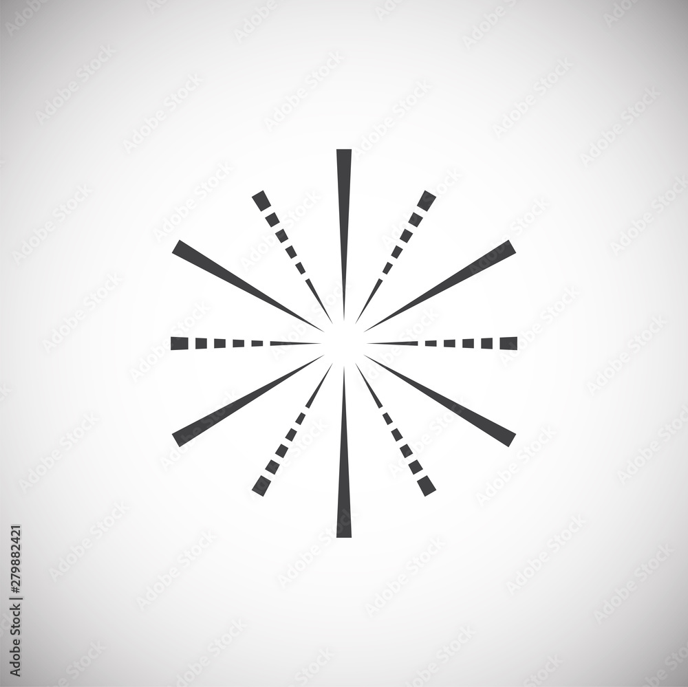 Poster sparkle icon on background for graphic and web design. simple illustration. internet concept symbol 