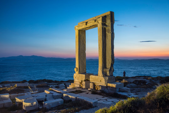Temple of Apollo, Naxos Town, Naxos, Cyclade Islands, Greece