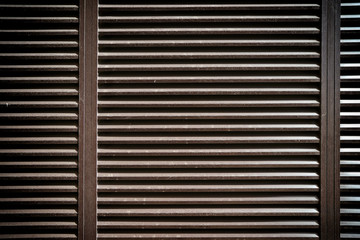 Obraz premium Brown shutters, louvers. Textured background.