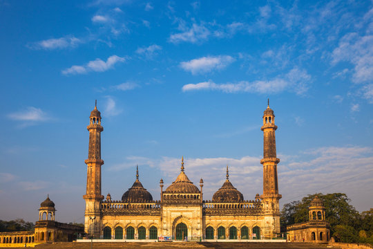 India, Uttar Pradesh, Lucknow, Asifi Mosque at Bara Imambara complex