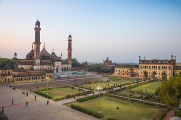 India, Uttar Pradesh, Lucknow, Asifi Mosque at Bara Imambara complex