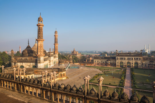 India, Uttar Pradesh, Lucknow, Asifi Mosque at Bara Imambara complex