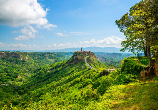 View at Civita di Bagnoregio, Viterbo, Lazio, Italy
