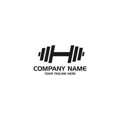 gym fitness logo design syimbol vector icon Vector