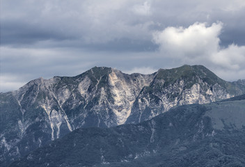 Fototapeta na wymiar View on Alps mountains - Austria