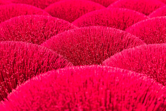 Incense sticks drying in the sun, Hung Yen province, Vietnam