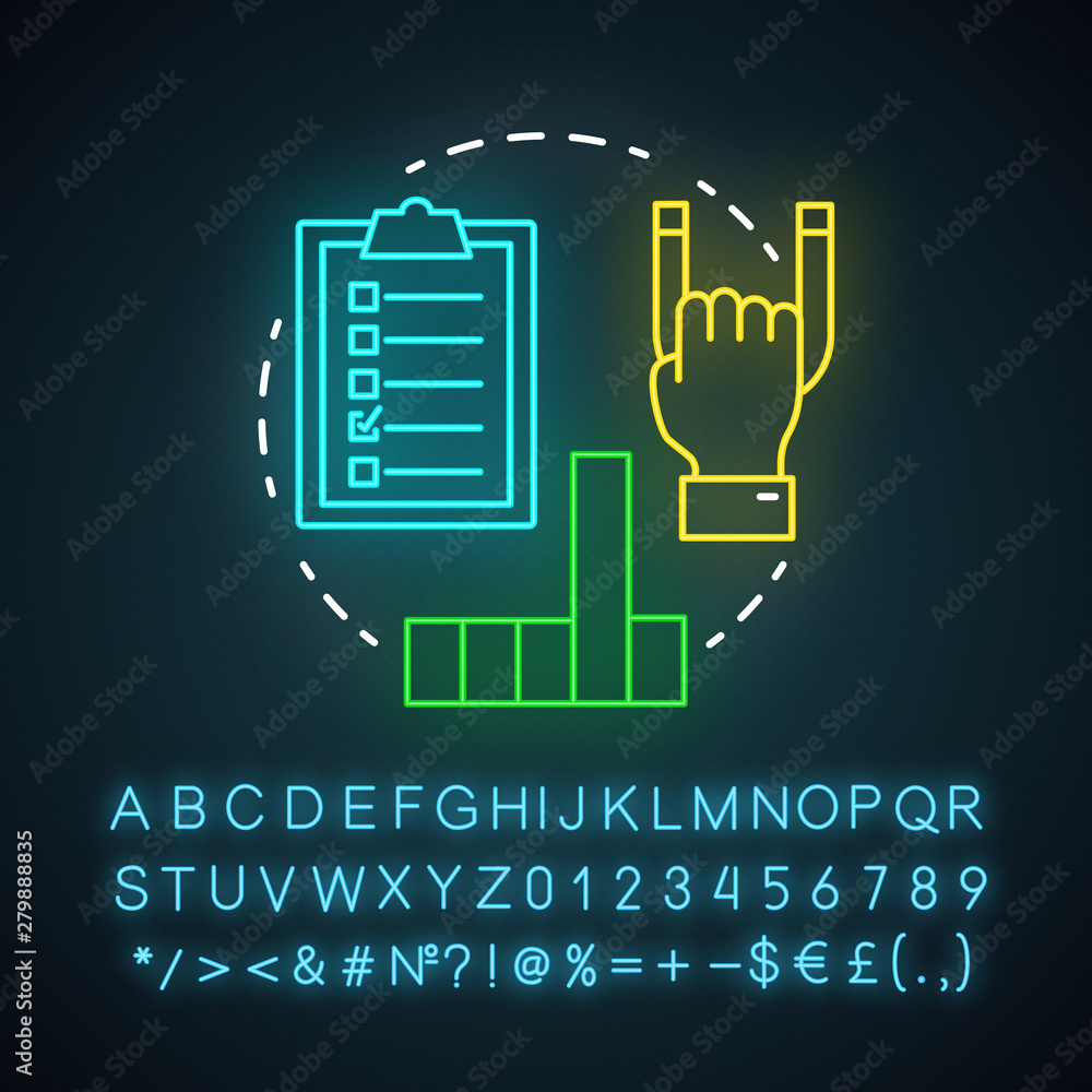 Poster last interaction attribution neon light icon. marketing channel analysis. attribution modeling type.