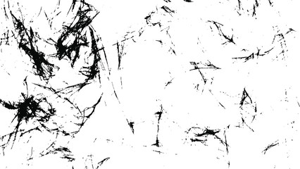 Scratched Grunge Urban Background Texture Vector. Dust Overlay Distress Grainy Grungy Effect. Distressed Backdrop Vector Illustration. Isolated Black on White Background. EPS 10.
