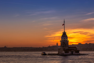 Fototapeta na wymiar Median's Tower /Istanbul / TURKEY