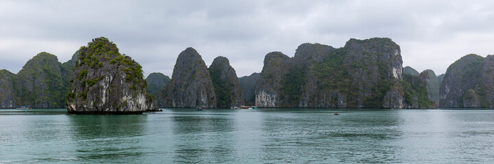 Limestone Karsts Of Lan Ha Bay, Vietnam