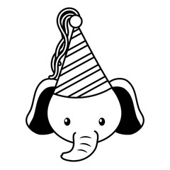 birthday celebration cute elephant party hat