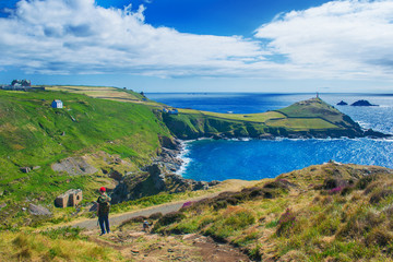 A stunning view of Cape Cornwall, in Cornwall,UK 