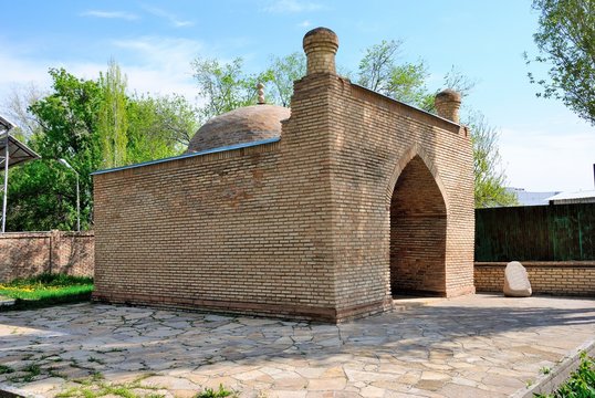 13th century mausoleum of Dautbek Shamansur in Taraz, Kazakhstan