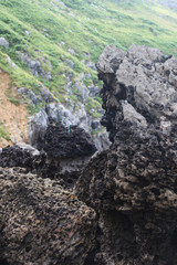 Rocks on the beach of northern Spain