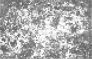 Abstract halftone wave dotted background. Monochrome texture of dots for printing.