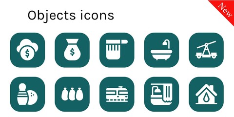 objects icon set