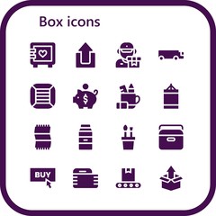 box icon set