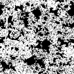 Abstract grunge background black and white. Seamless texture of scratches, chips, cracks. The dark pattern of the old surface.