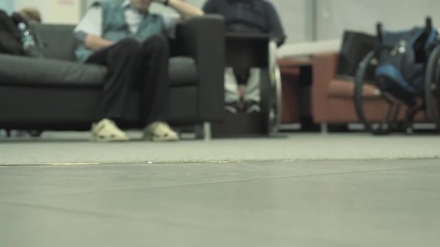 Low Angle View oof Wheelchair