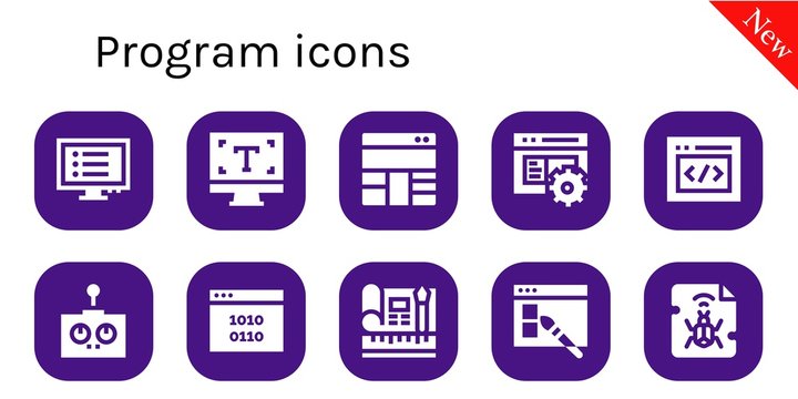 program icon set