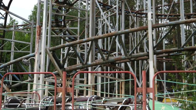 old abandoned roller coasters  