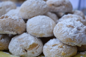 powdered sugar cookies. Party food