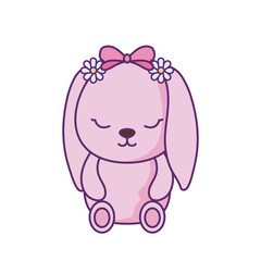 cute little bunny baby character