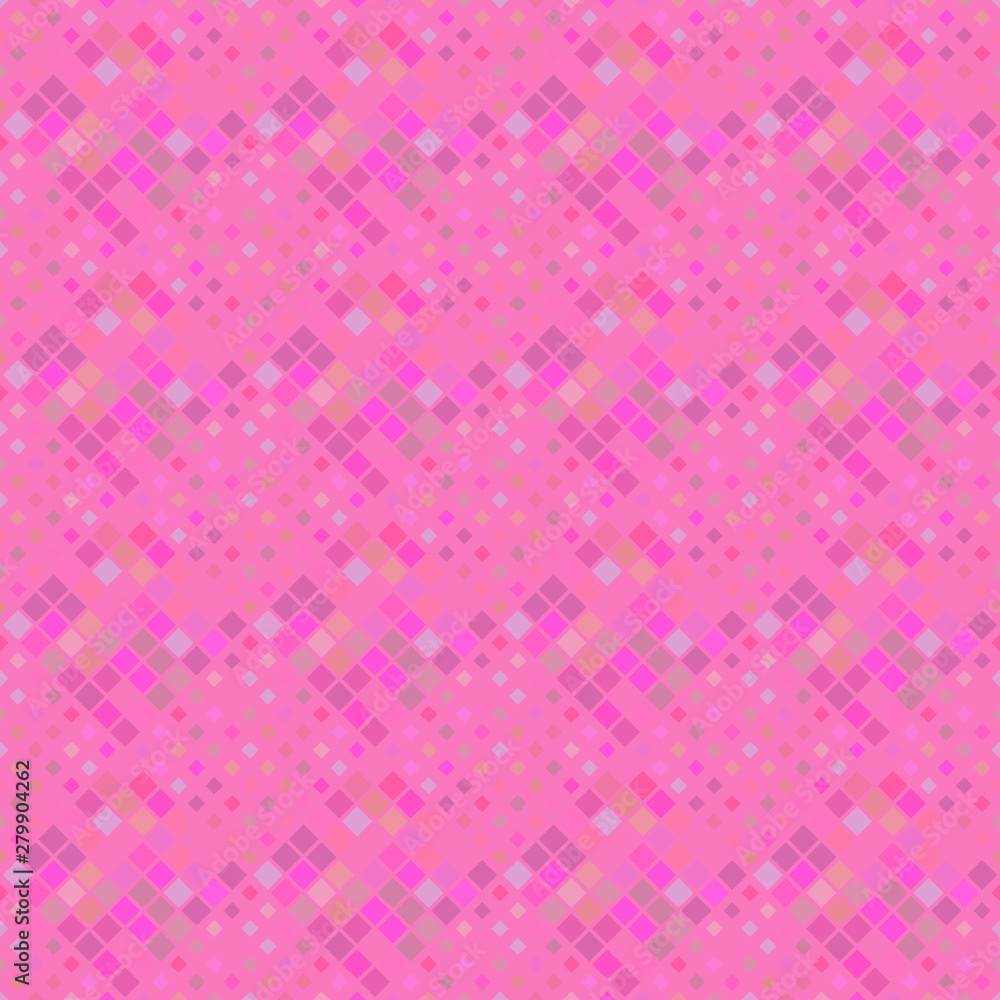 Aufkleber seamless square pattern background design - pink abstract vector graphic