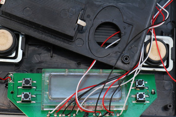 Open circuit board wires