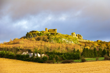 Rock of Dunamase in County Laois, Ireland