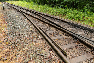 Fototapeta premium Bahn-Weiche