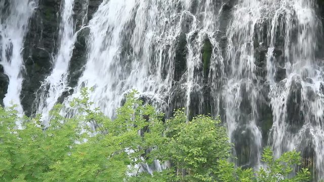 Whitebeard waterfall in close up