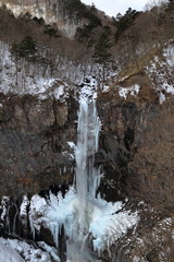 冬の華厳の滝 ( 2月 / 栃木県 日光市 )