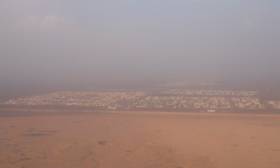 View from Jebel Hafeet to Al Dhahir, UAE