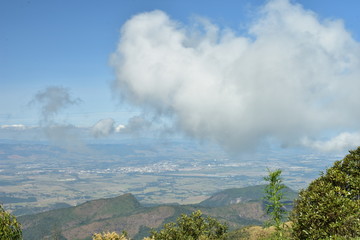 clouds over the sea