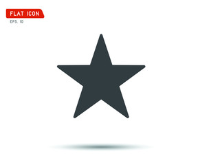 Obraz premium Clasic star Icon Vector, logo flat eps, illustration