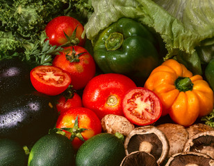 An assortment of vegetables 