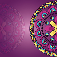 mandala floral decoration ethnic design