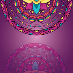 mandala floral decoration ethnic design