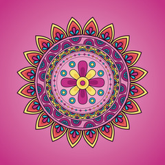 mandala floral decoration ethnic design