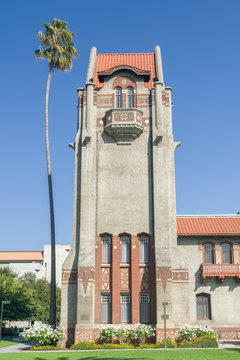 Tower Hall and Washington Square at San Jose State University