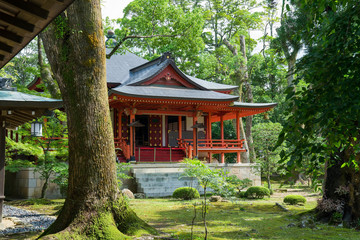 Naklejka premium 京都 大覚寺の霊明殿