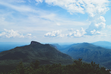 Fototapeta premium view of mountains
