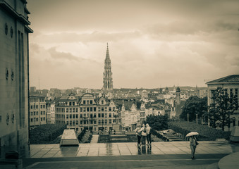 Looking Over Brussells