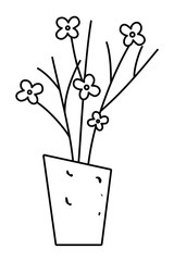 Isolated flower ornament design vector illustrator