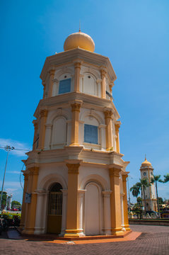 Alor Setar, Kedah, Malaysia - 8 August 2018. Balai Nobat (Musical Hall) is a tower for storing the musical instruments of "Nobat", the state of Kedah's traditional music. 