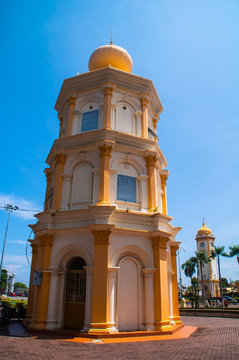 Alor Setar, Kedah, Malaysia - 8 August 2018. Balai Nobat (Musical Hall) is a tower for storing the musical instruments of "Nobat", the state of Kedah's traditional music. 