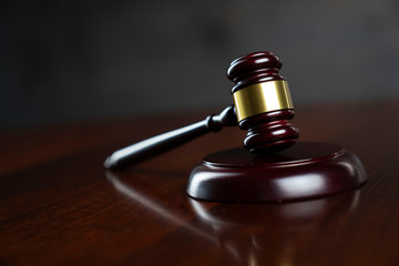 Obraz premium Gavel. Auction and business concept. 