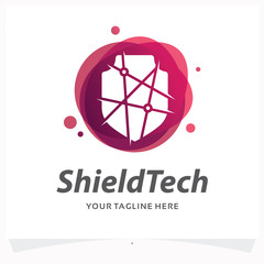 Shield Tech Logo Design Template