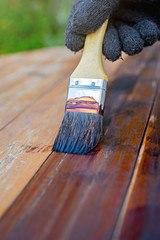 painting wood